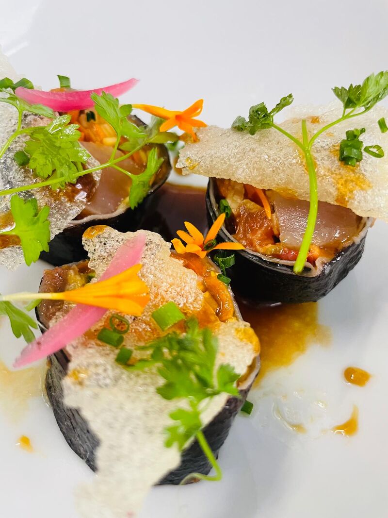 Rouleau de printemps thon rouge