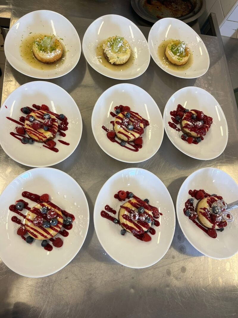 cheesecake fruits rouges et cheesecake citron