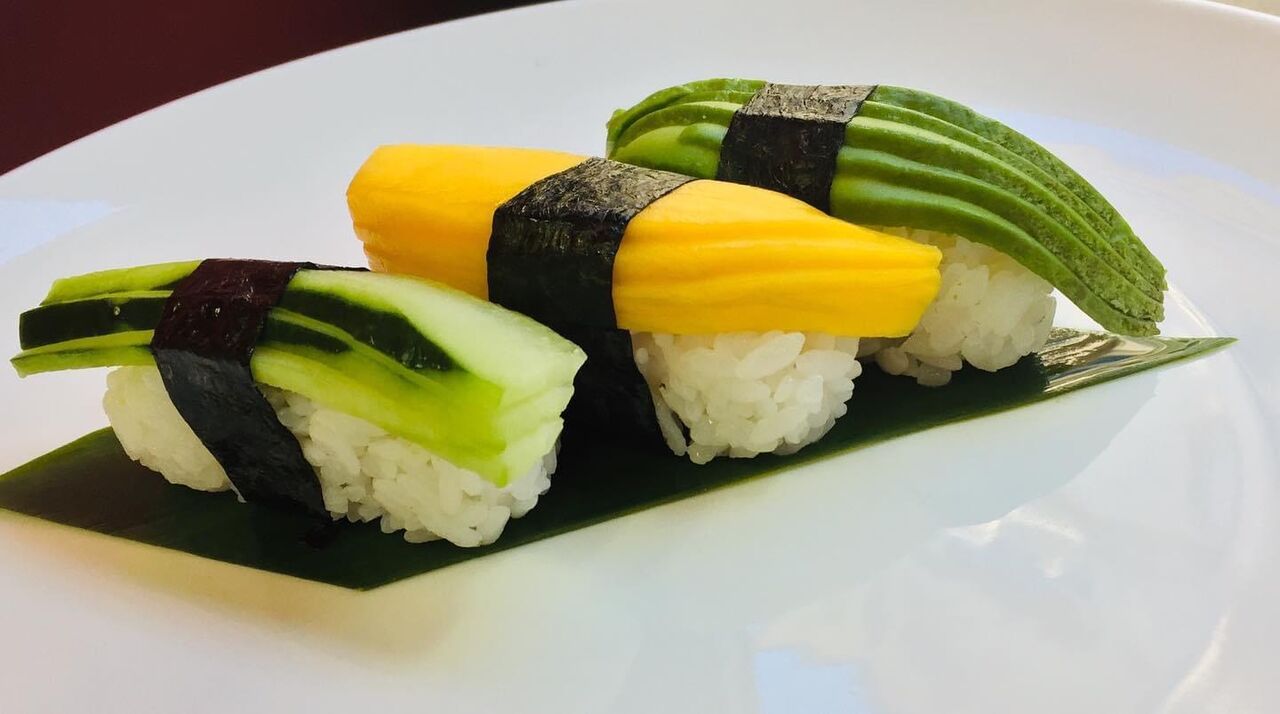Sushi vegano 