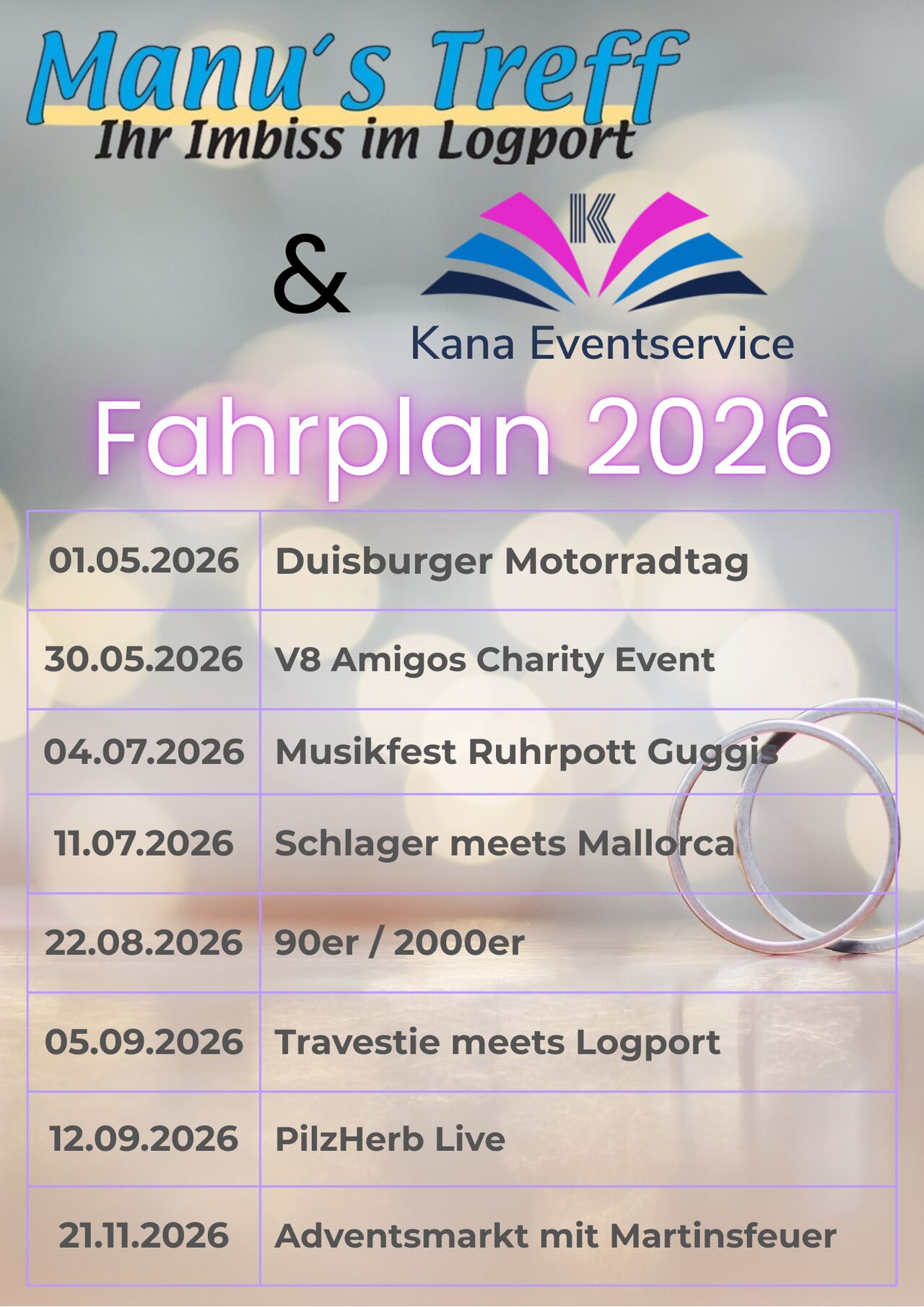 Fahrplan 2026