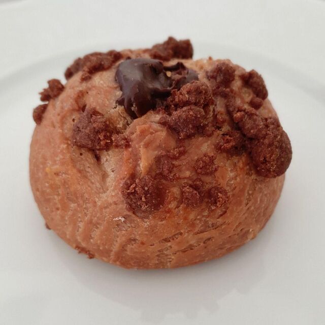Brioche chocolat ganache chocolat et crumble