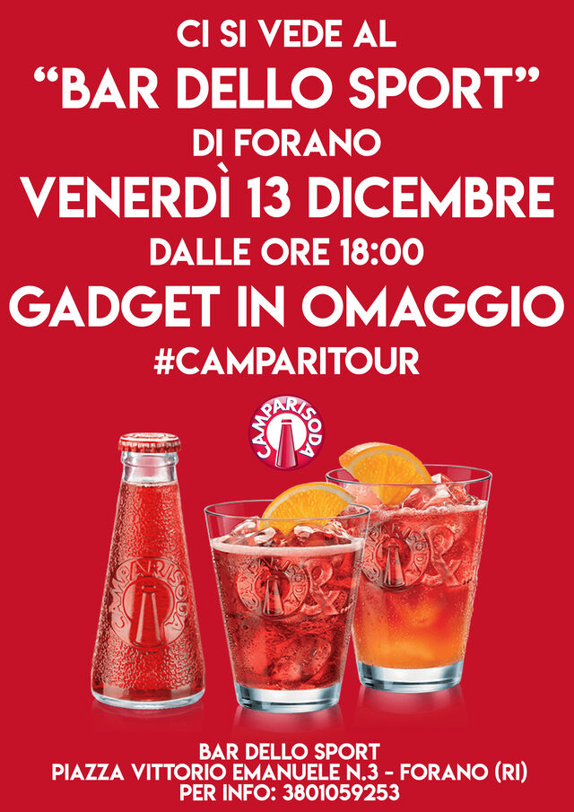 Ci si vede al Bar - Venerdì 13 Dicembre