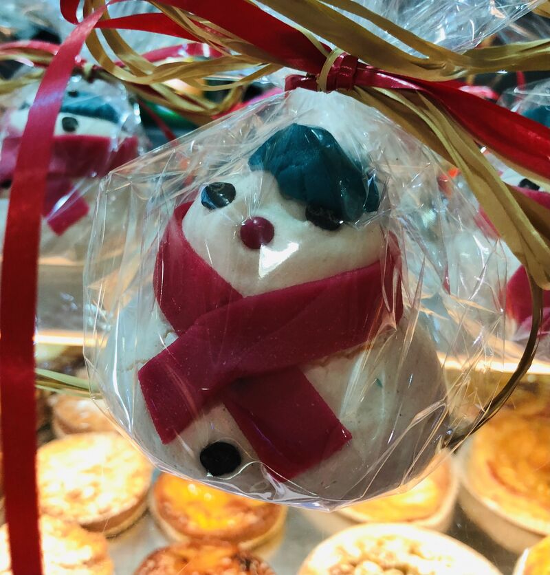 Bonhomme neige en meringue maison 