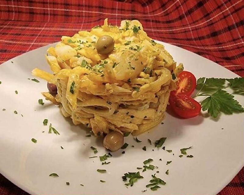 Bacalhau à Brás - Uma das Sugestões do Menu Executivo