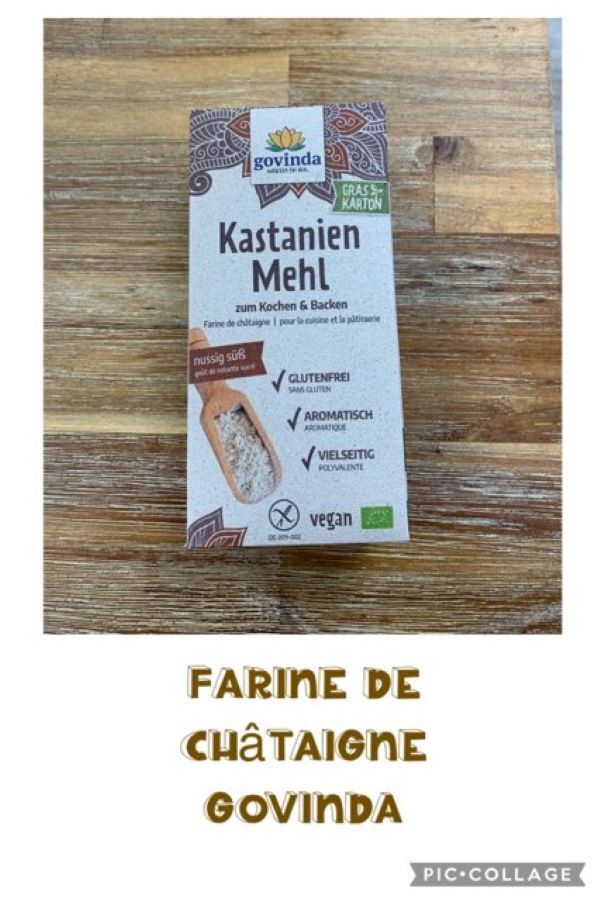 farine de châtaigne disponible à la boutique ! 