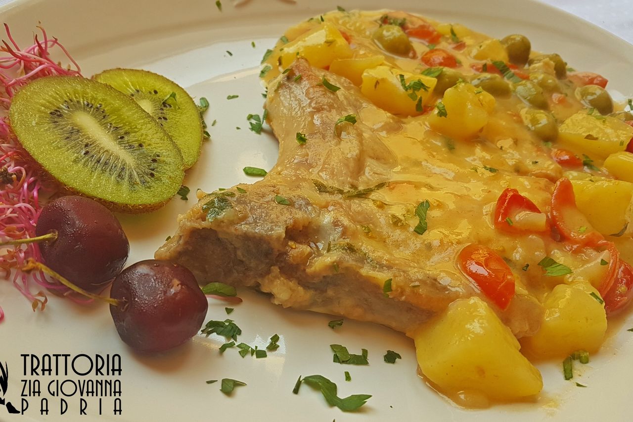 braciola di maiale alla contadina