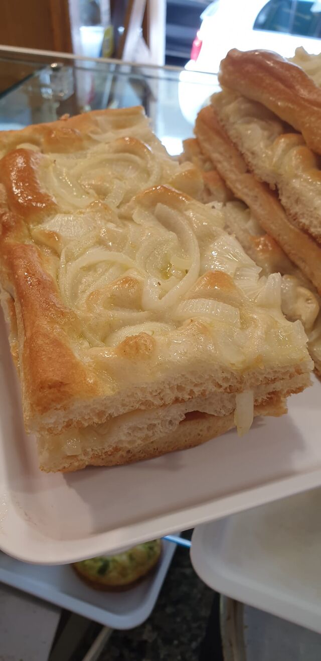 Focaccia con Cipolle