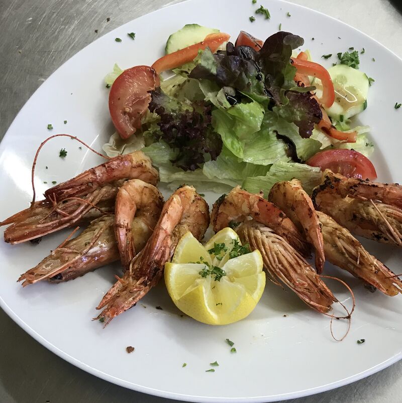 Garnele alla griglia 