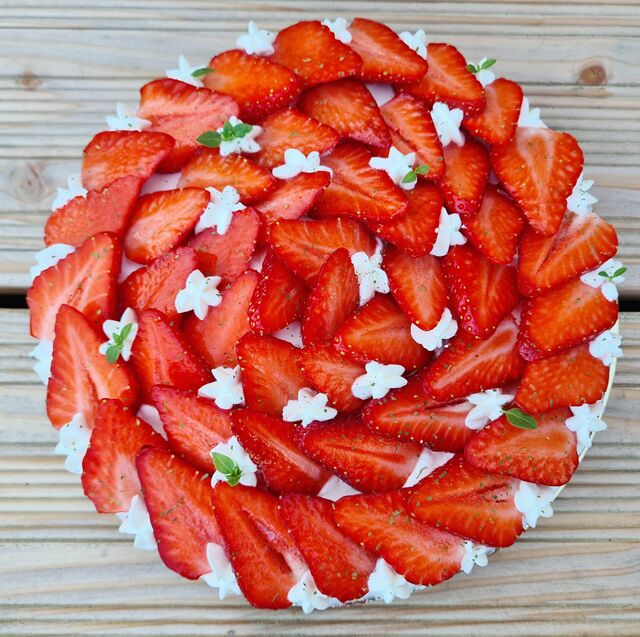Tarte aux fraises 