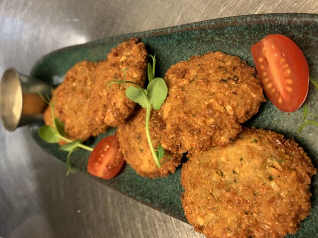 Galettes de pois chiches façon falafels