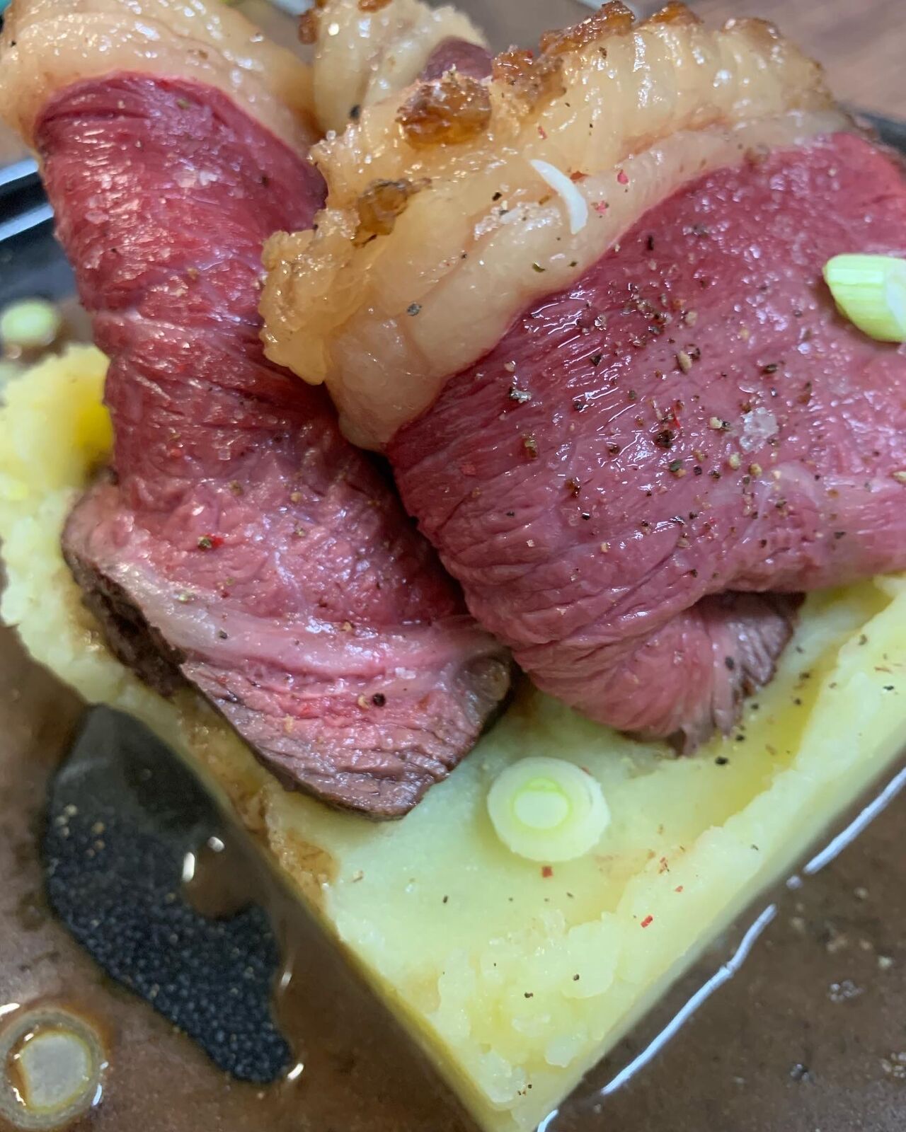 La Picanha de Boeuf Angus, Jus Truffé et Pommes Fourchette
