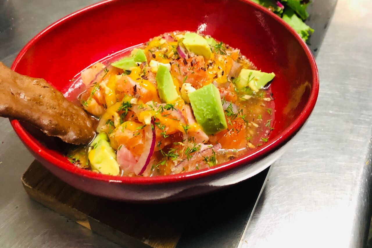 Amigos ! Notre Ceviche Fusion!