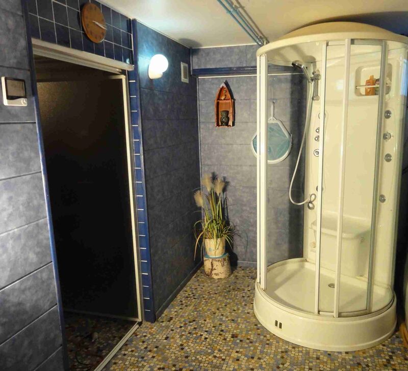 L'espace bien être, la douche à jets