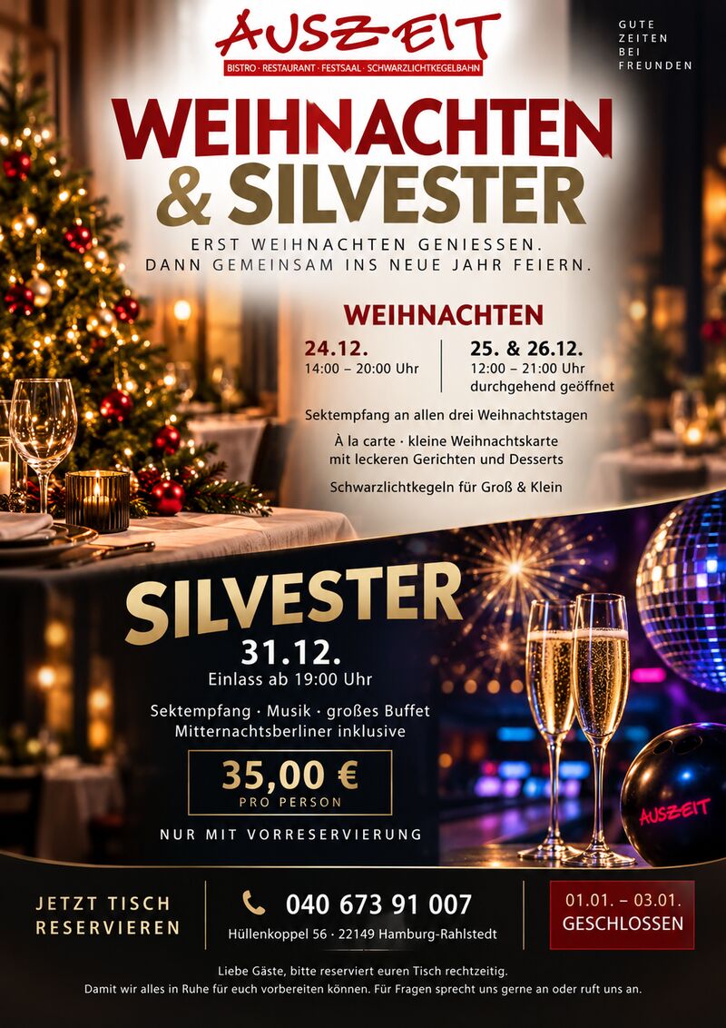 Weihnachten & Silvester 