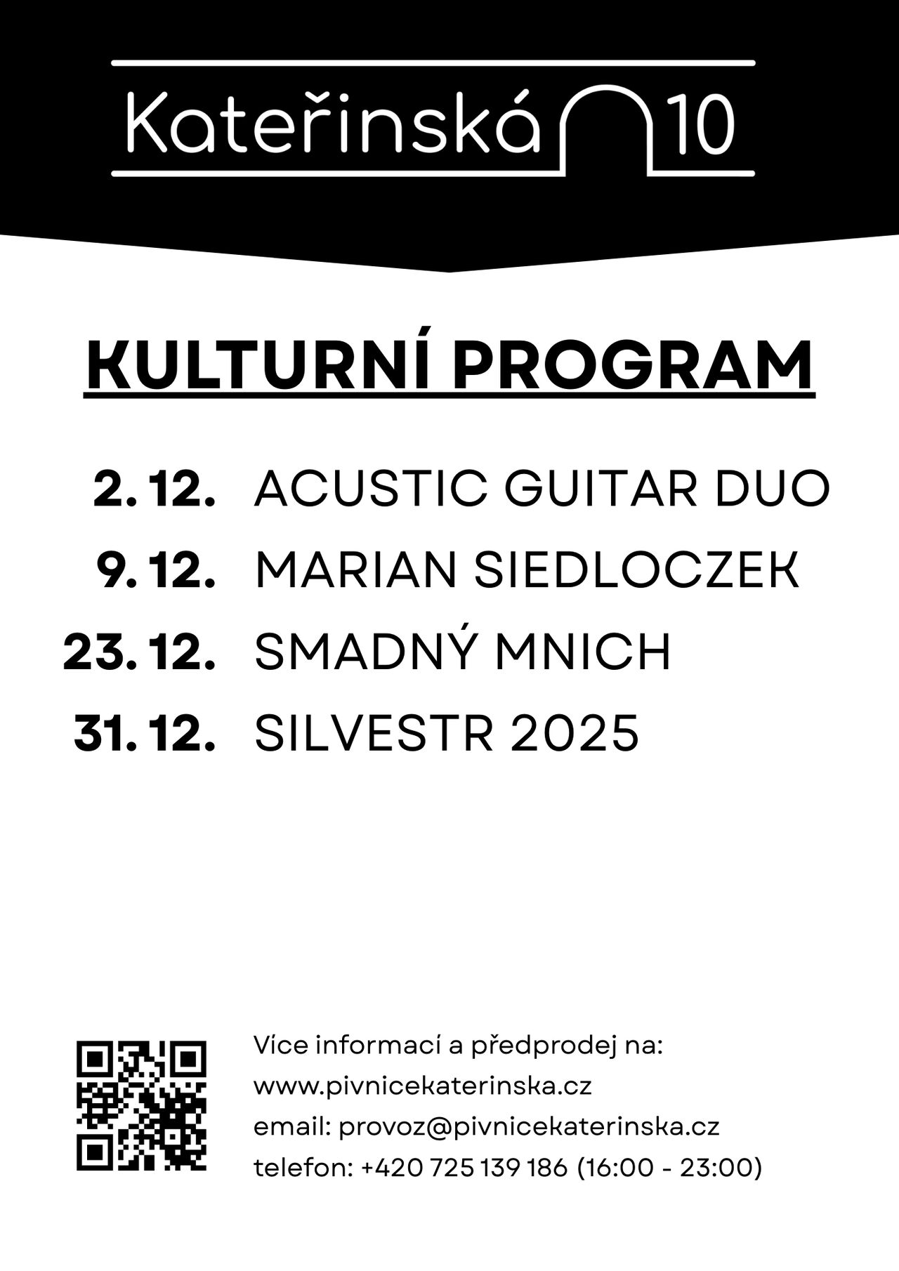 Program Kateřinská 10