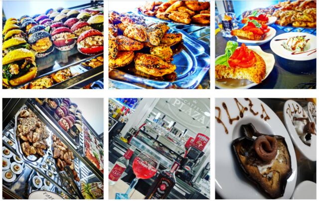 Al Cafe' Plaza gusterete il miglior Caffe' oltre che speciali aperitivi e finger food ..Speciali eventi e feste