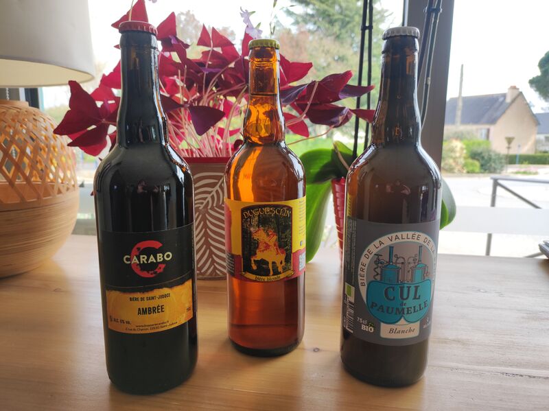 Brasseries Carabo à Saint Judoce, Cul de Paumelle à Pleudihen et Brasserie de Dinan