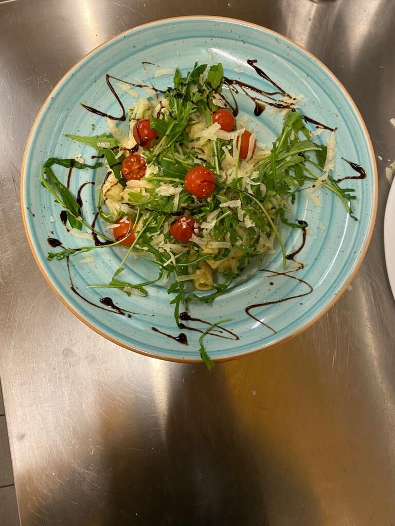 Penne Gorgonzola, Broccoli in Sahnesoße 