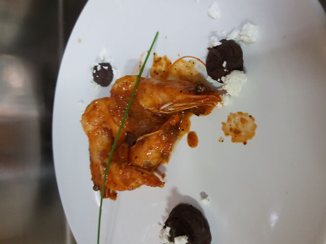 langostinos a la diabla o tequila o achilpallados ( estilo veracruz)