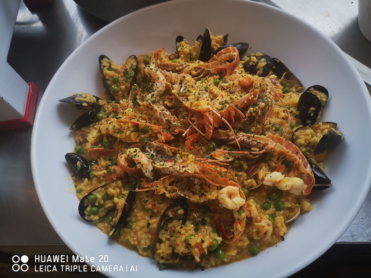 Paella di pesce