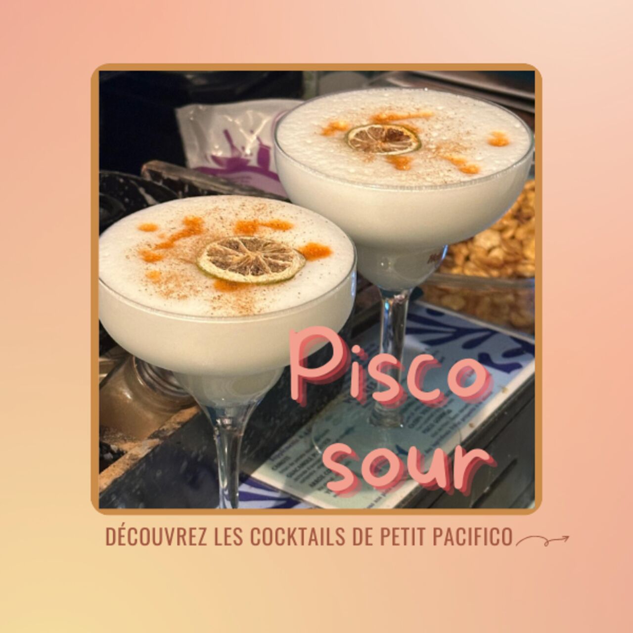 Les cocktails péruviens exclusifs de la Cevicheria Petit Pacifico !