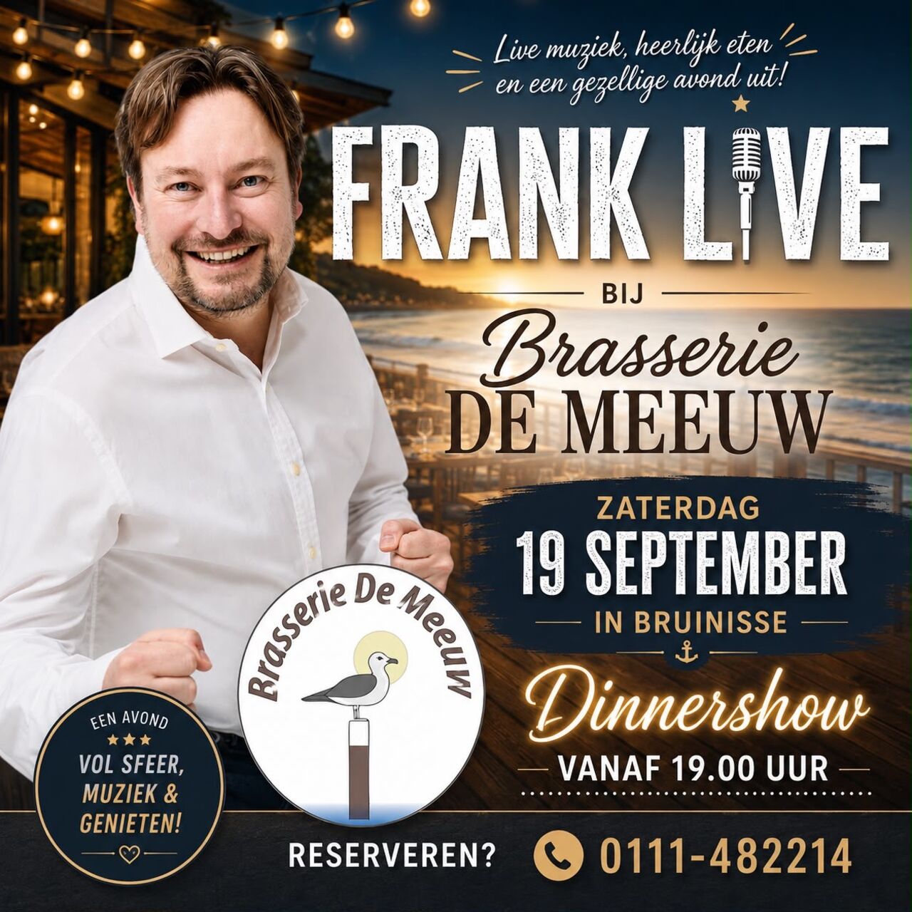 19 september Frank Live !!!!