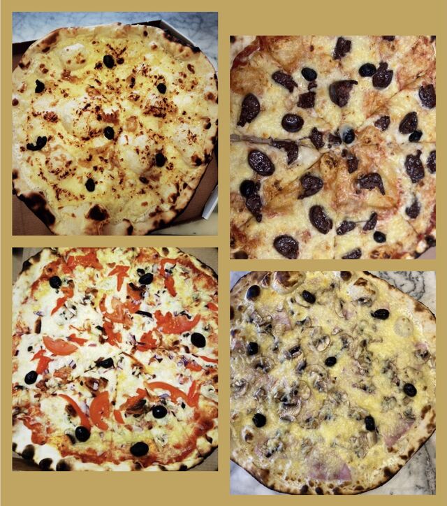 Pizza au feu de bois