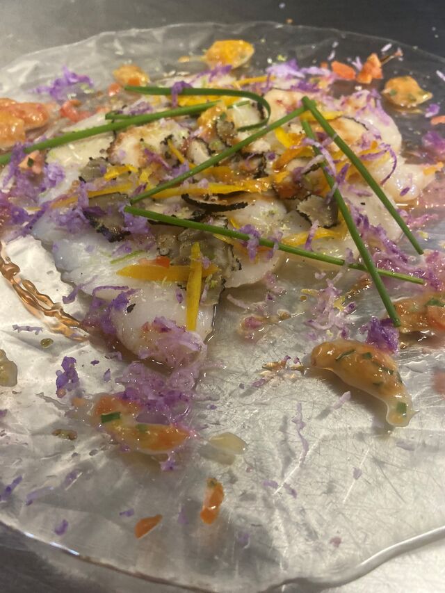carpaccio de saint jacques