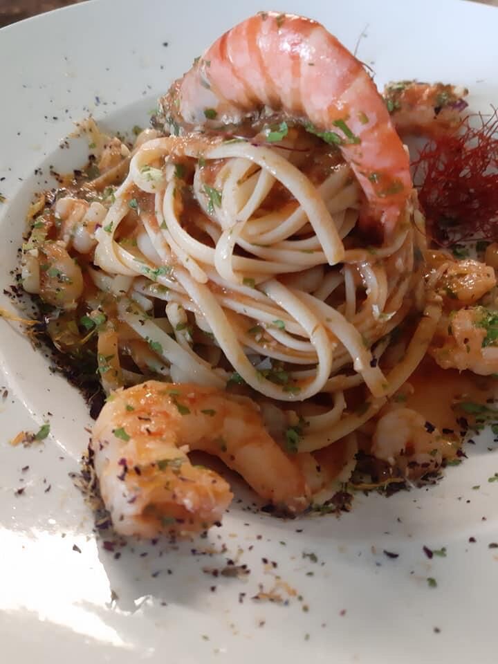 Garnelen Linguine