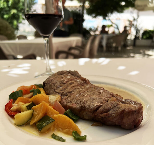 Entrecot de ternera a la brasa