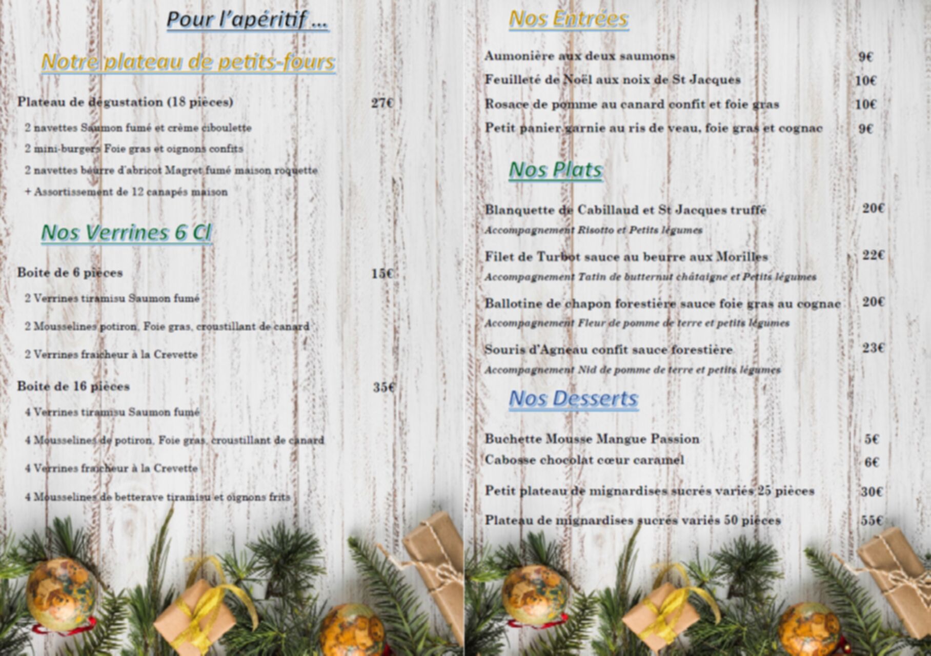 Joyeuses Fêtes de Fin d'année 2024