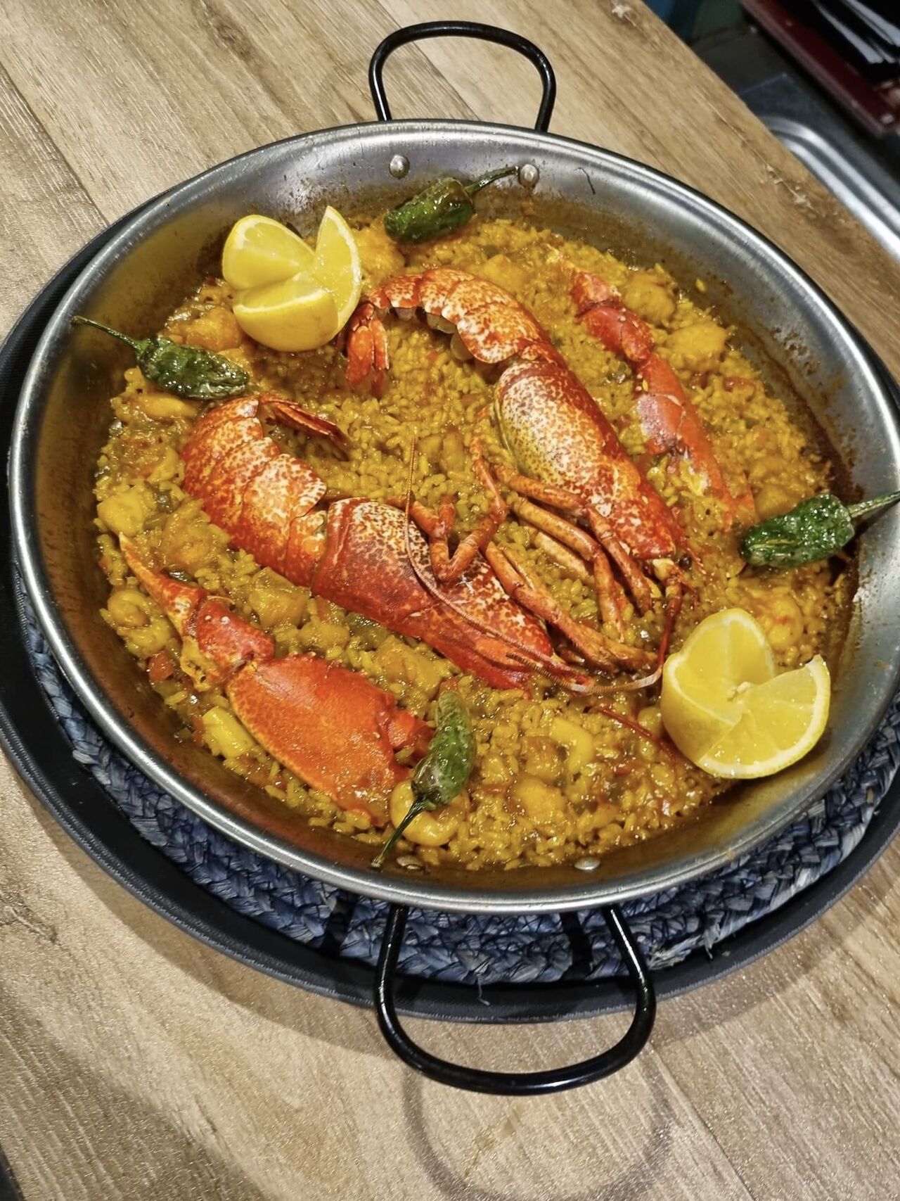Paella de Bogavante