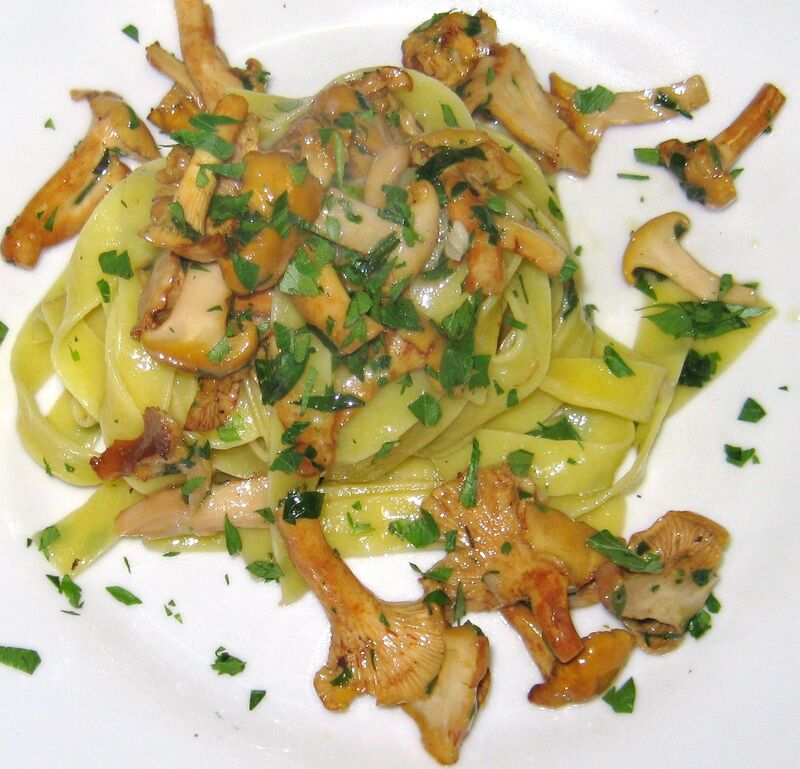Fettuccine ai Funghi Galletti