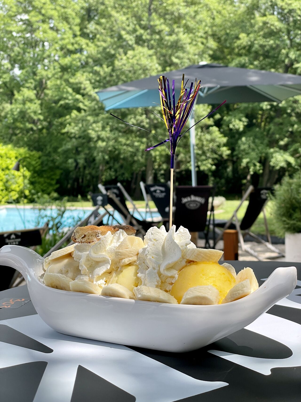 Coupe glacée saveurs tropicale