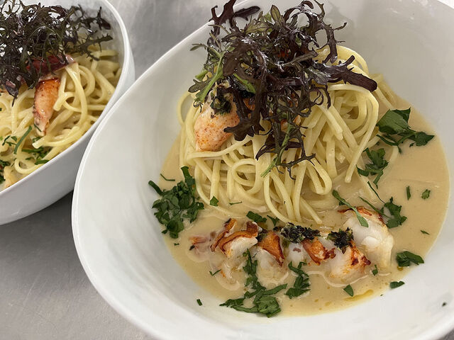 Pâtes au homard