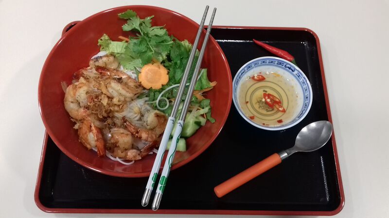 BUN TOM Vermicelles aux Crevettes 4 NEMs