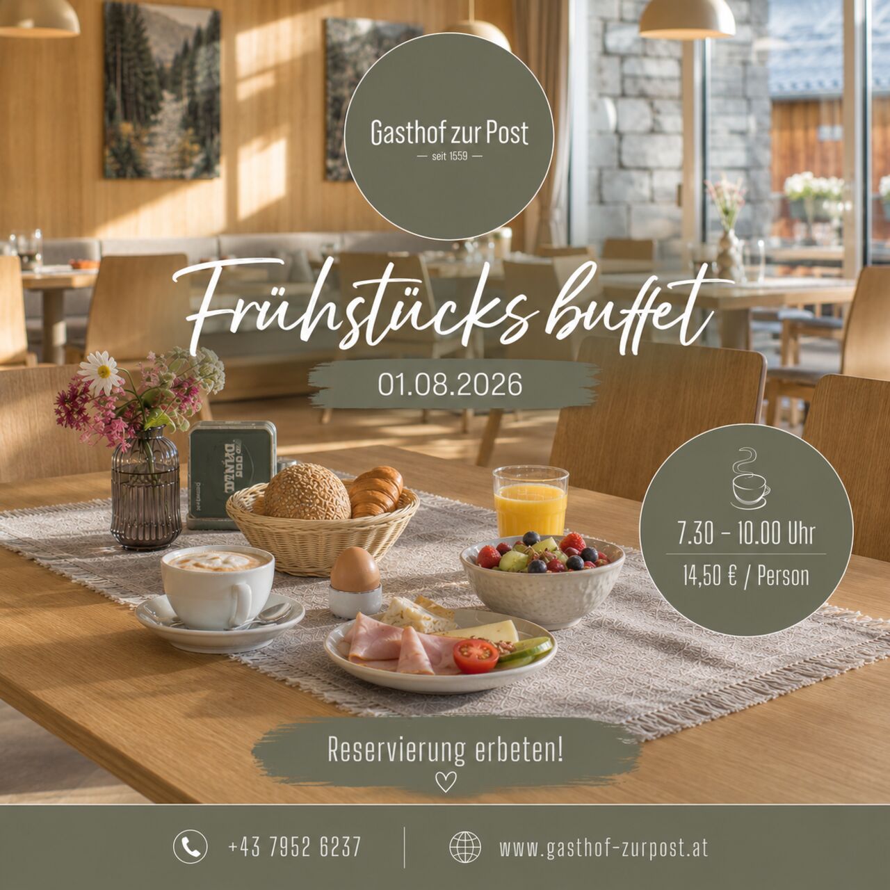 Frühstücksbuffet