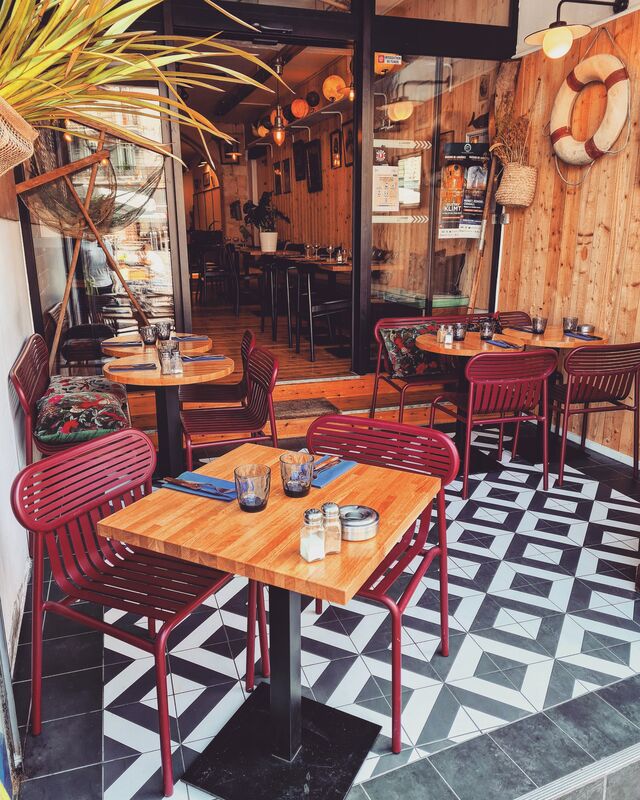 Notre patio, au frais l'été et au chaud l'hiver