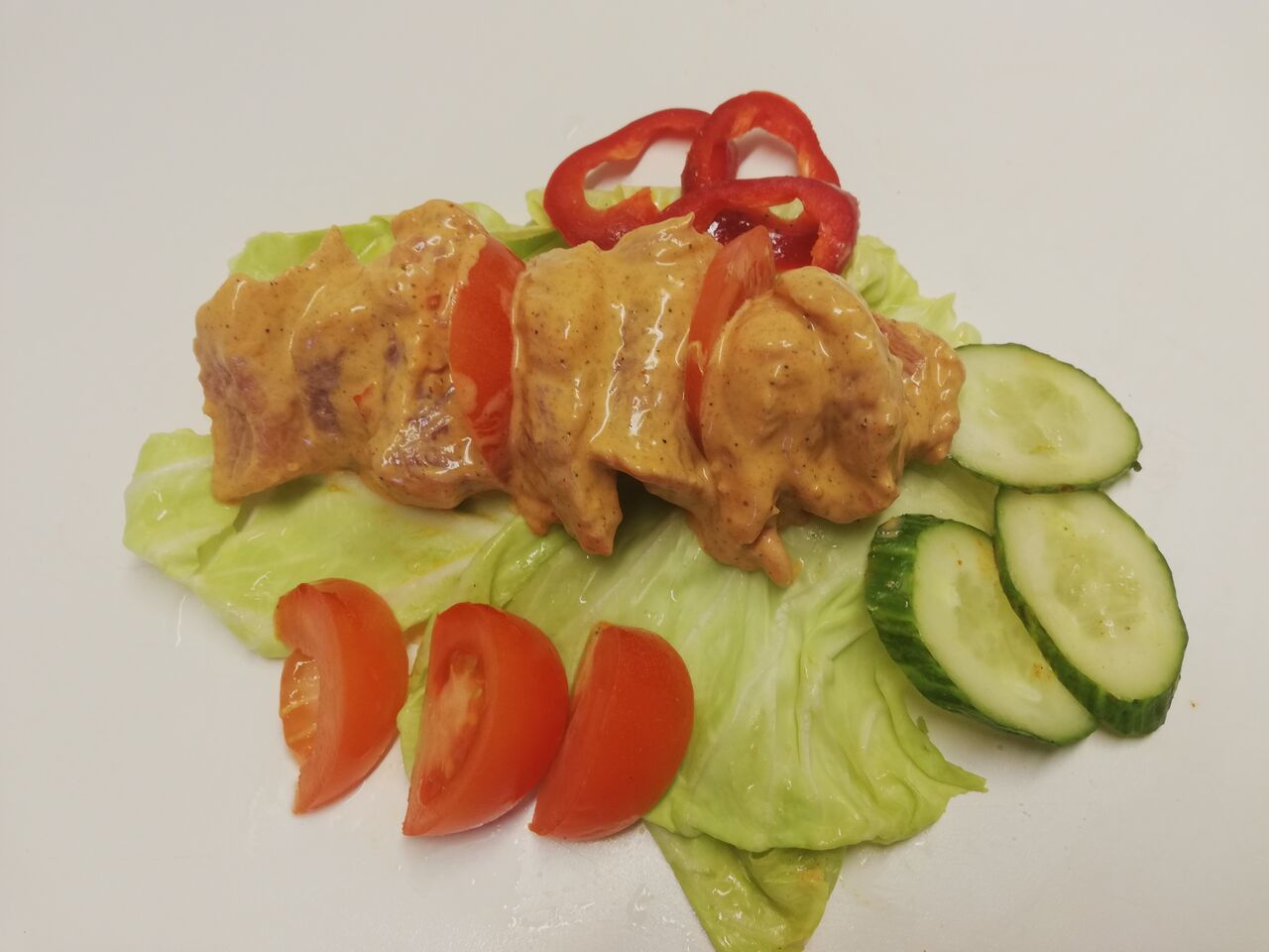 Naložený vepřový šašlík