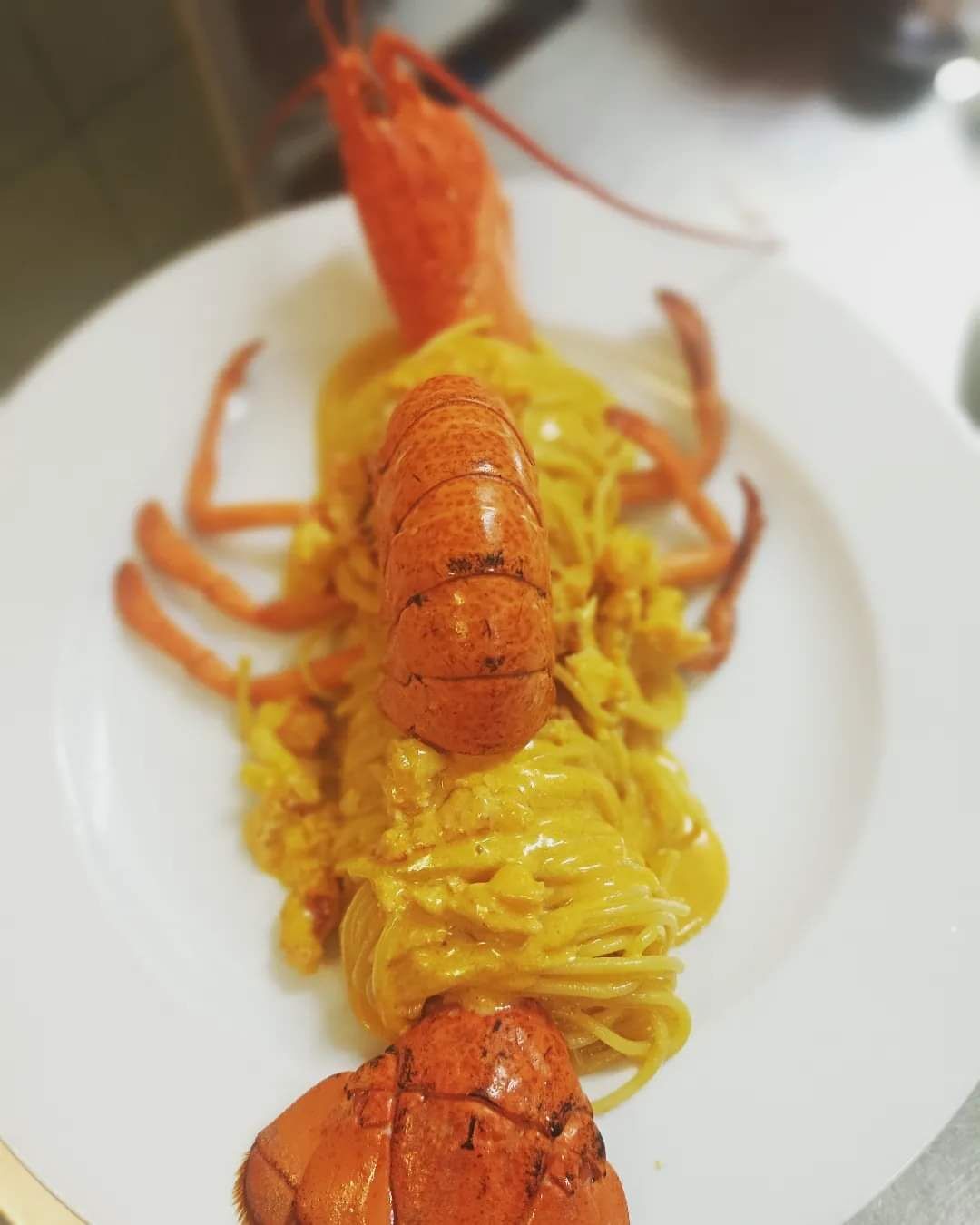Spaghetti mit Hummer 