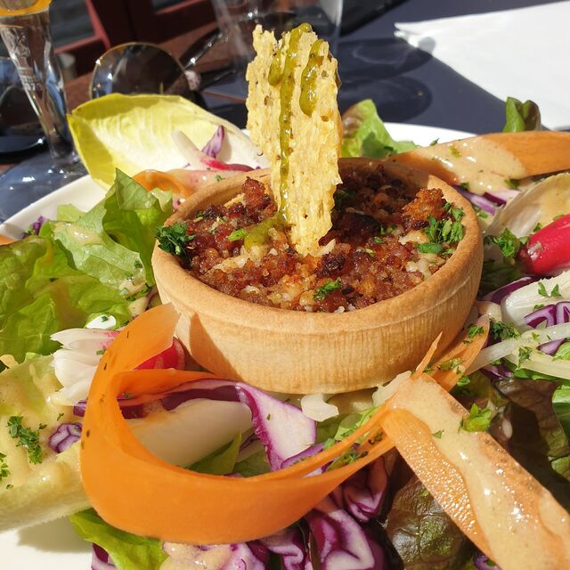 Quiche lorraine revisitée en crumble