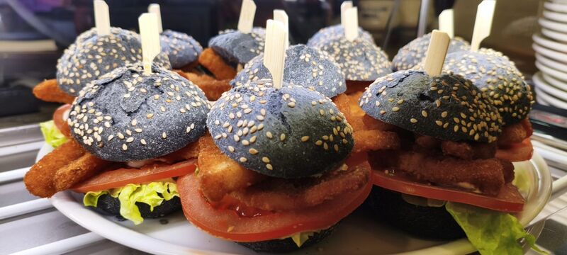 Hamburguesa negra