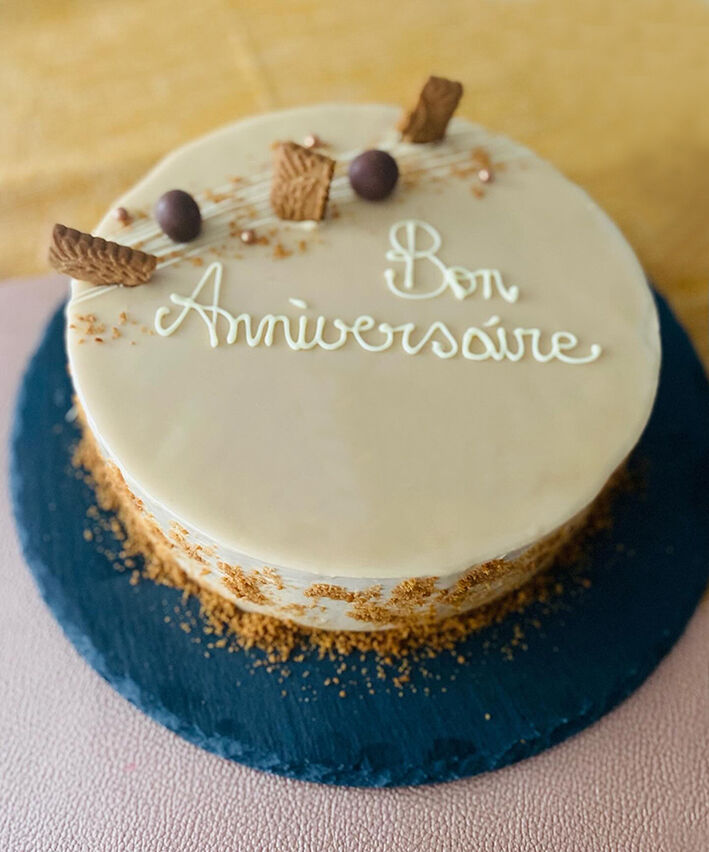 Entrement Poire spéculoos caramel (4,00€ la part)