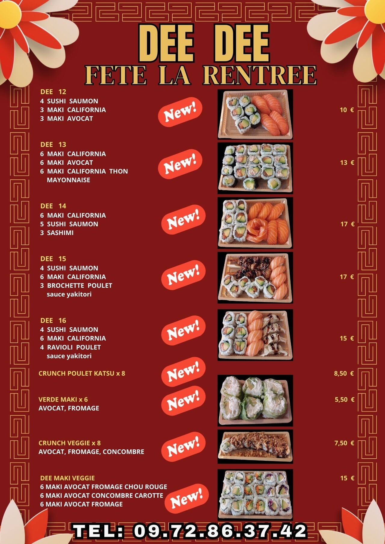 DEE DEE FETE LA RENTREE