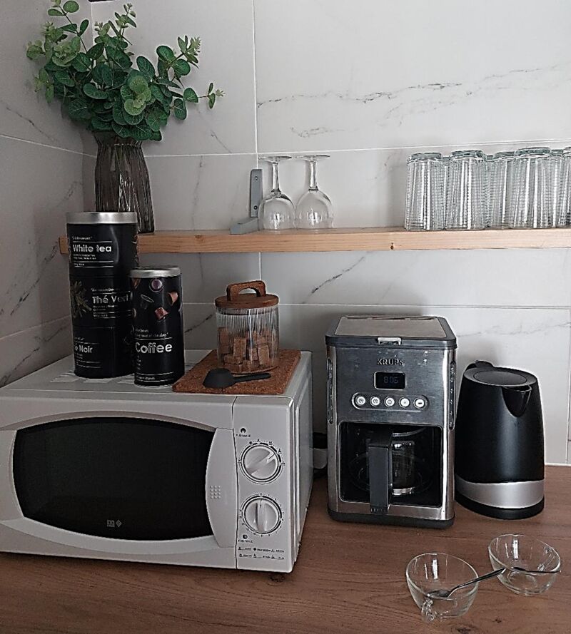 Café et thé de bienvenue