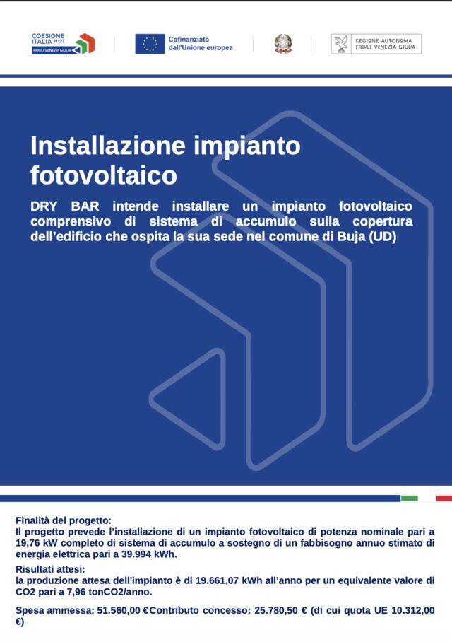 Installazione impianto fotovoltaico
