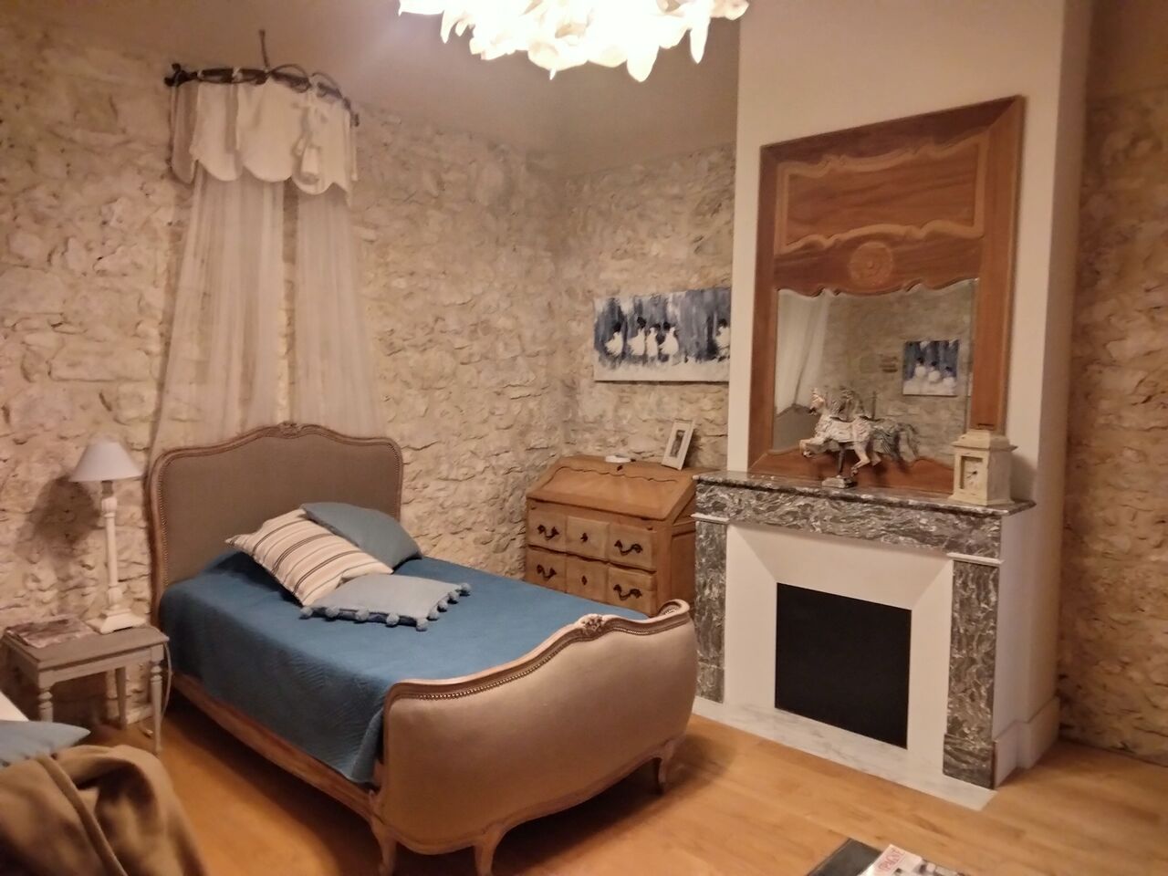 chambre 1 deux lits en 110 