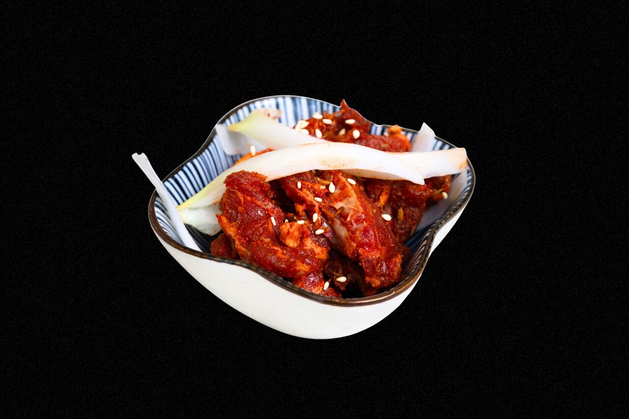 Carne mixta estilo yanbian 