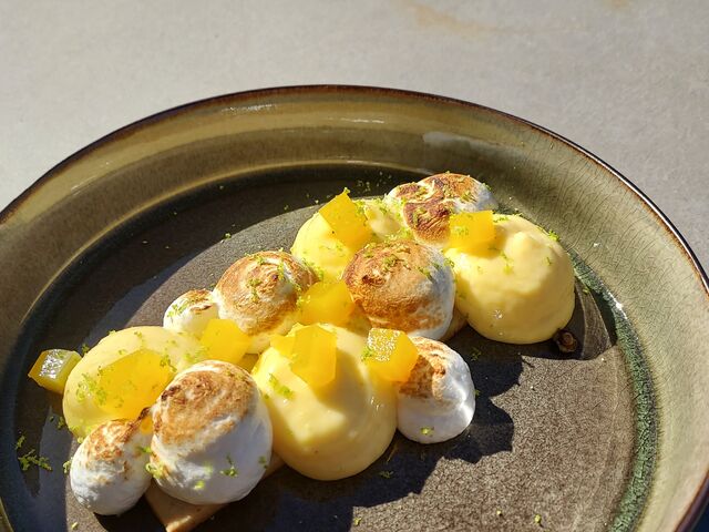 tarte au citron destructurée