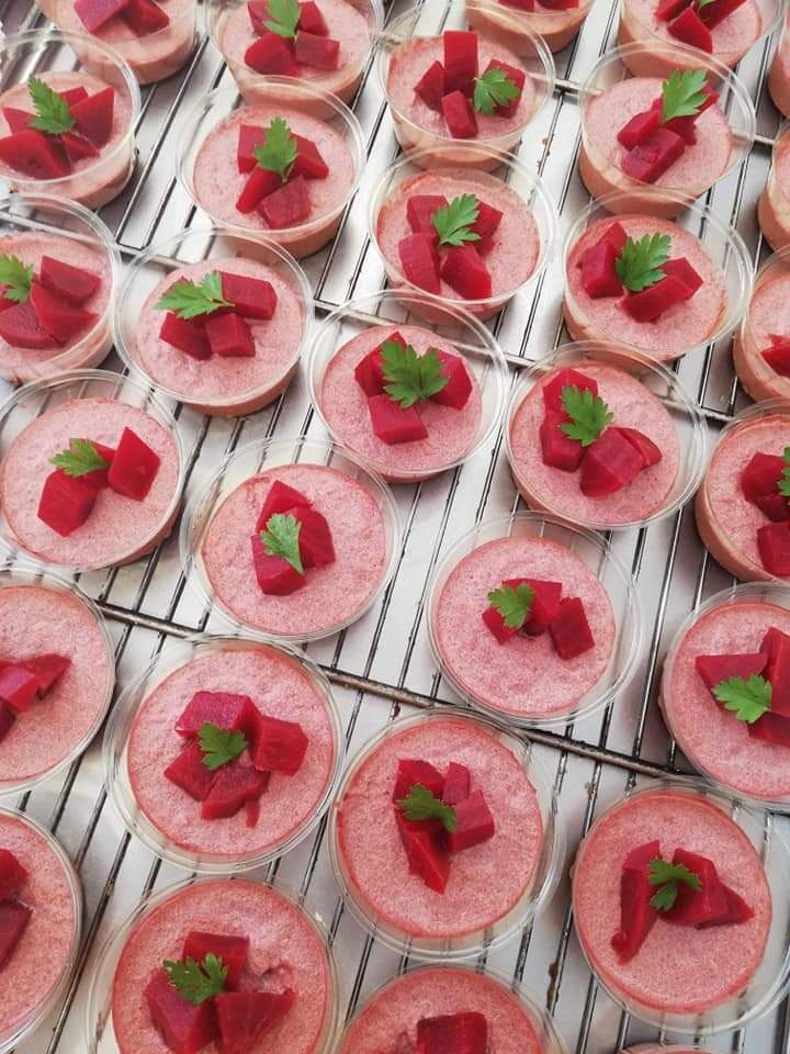 Traiteur
Verrine betterave rouge